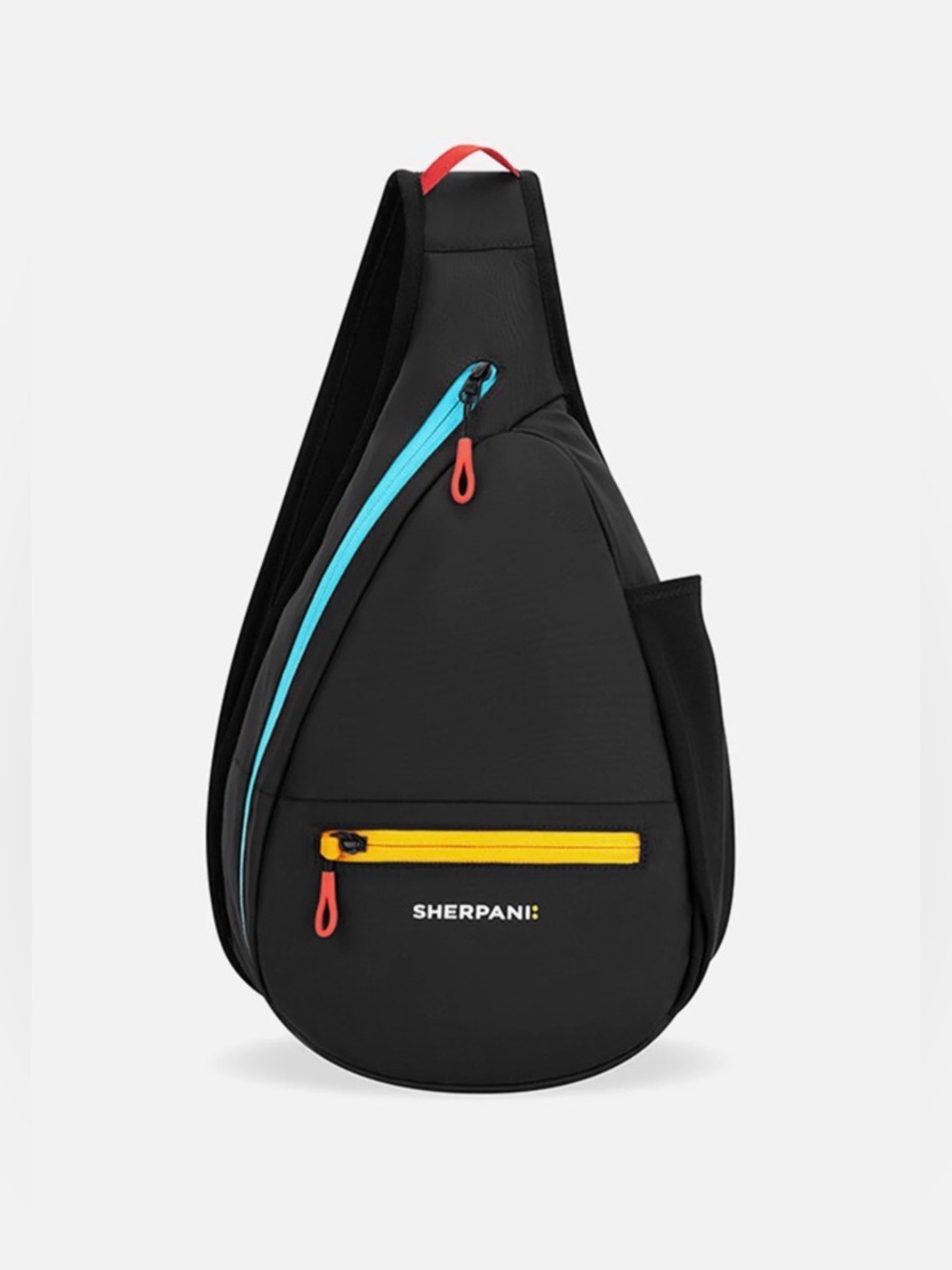 Sherpani Esprit Sling Backpack in Chromatic Black with Color Accents